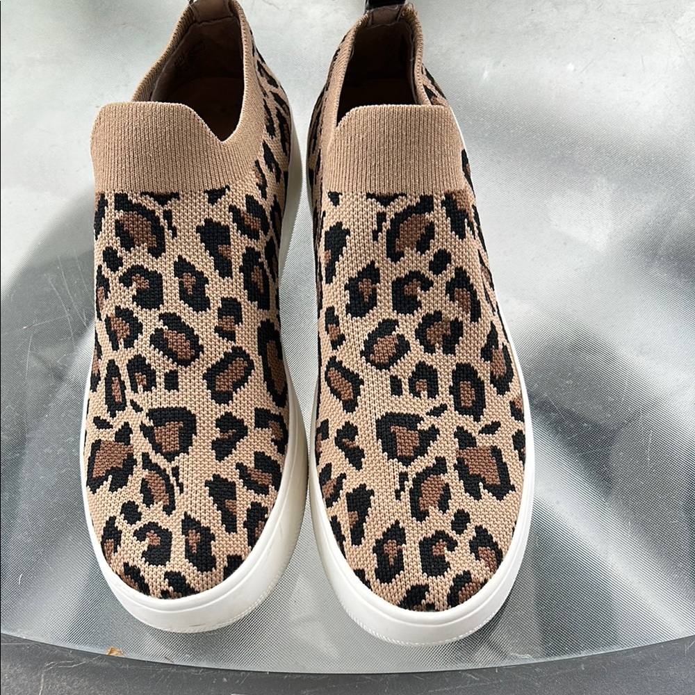 Steve Madden Brown and Black Slip-On Sneakers